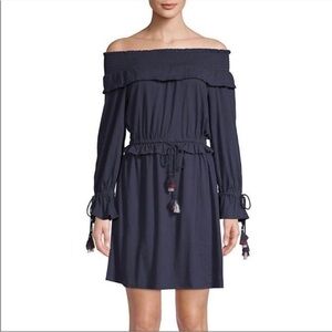 NWT | REBECCA MINKOFF | ISLA DRESS NAVY BLUE SIZE XS